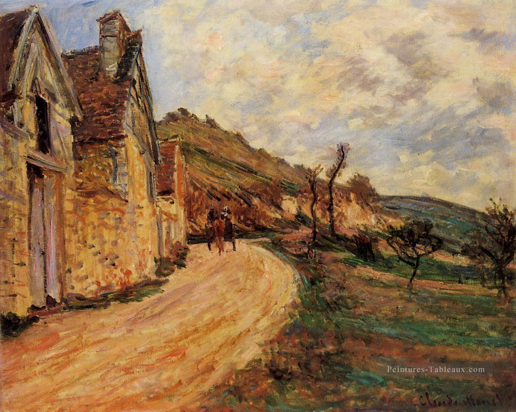 Les Roches à Falaise près de Giverny Claude Monet Peintures à l'huile